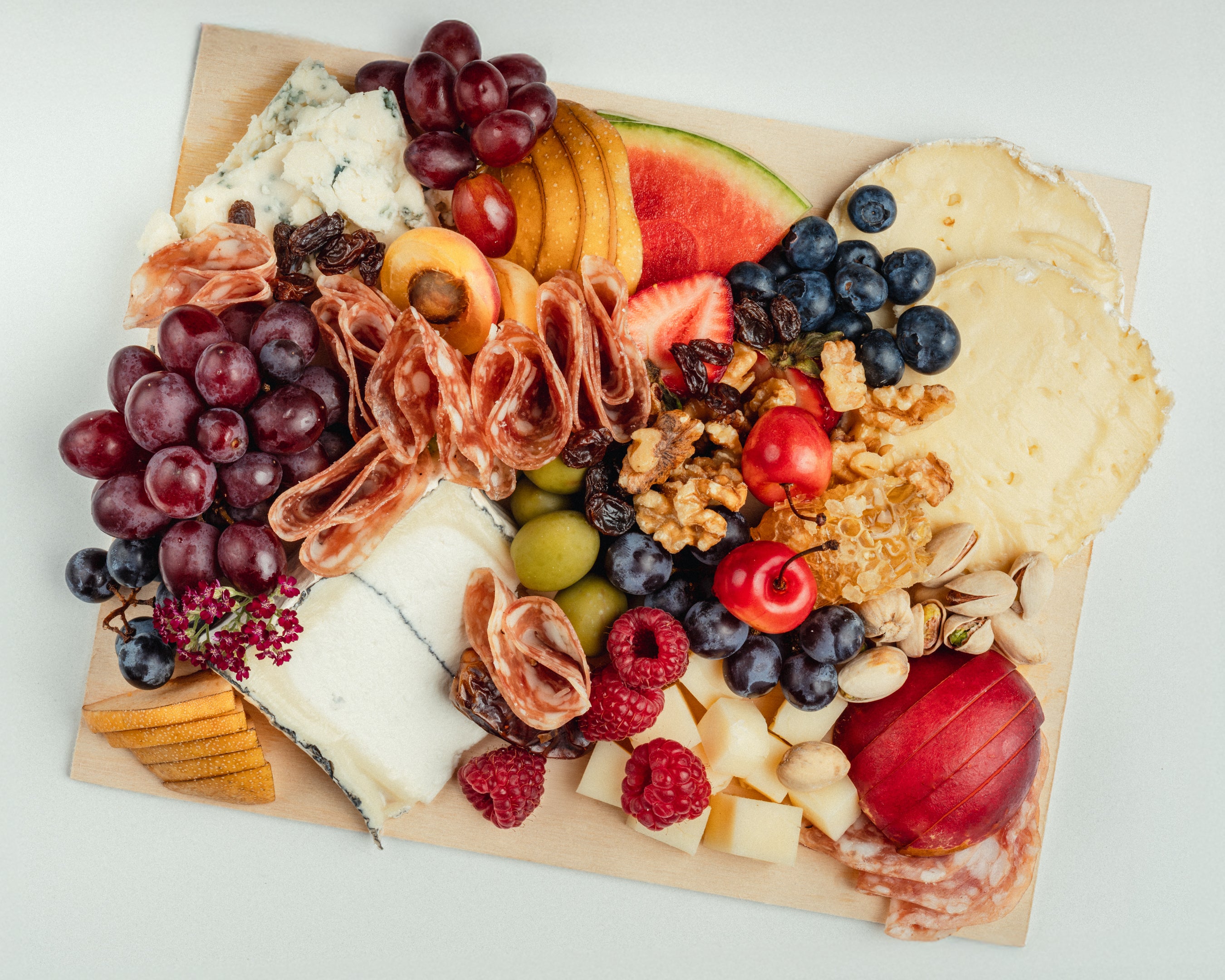 The Gather & Graze — Meat & Cheese Board (Serves 6–8)
